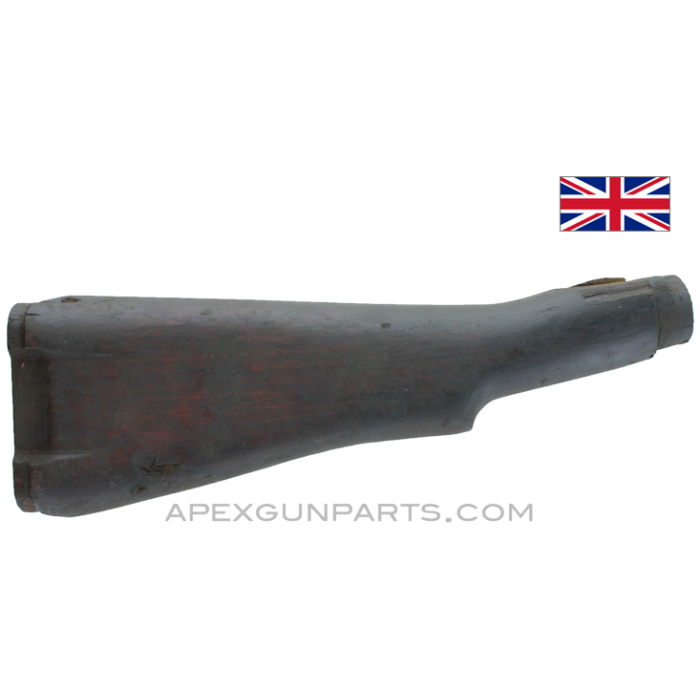 Enfield #5 Jungle Carbine Buttstock, Stripped w/Big Chip *As Is* 