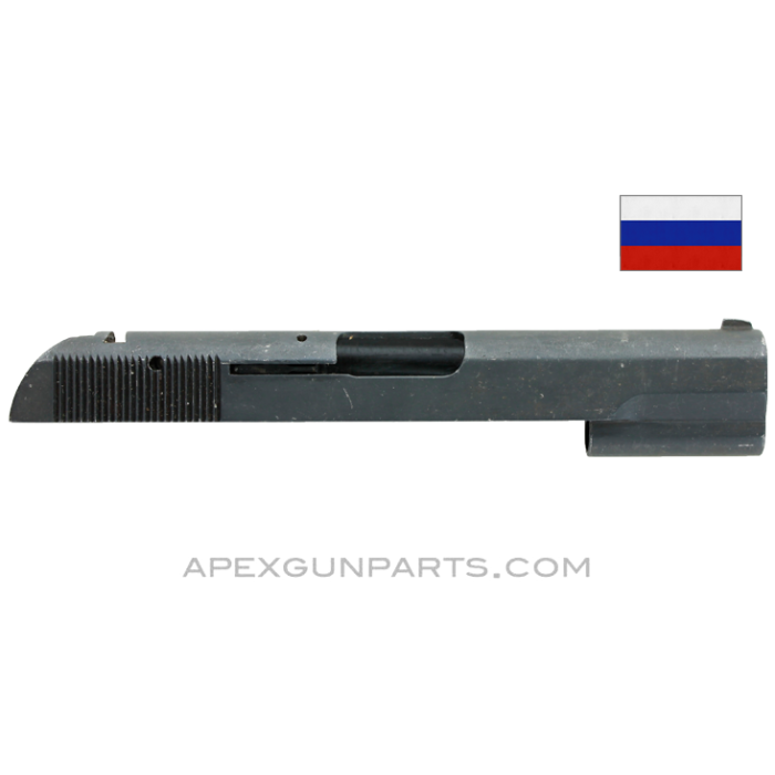 Russian TT33 Tokarev Pistol Slide, Stripped, Post-War, Blued *Good* 