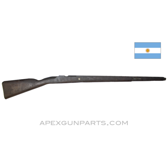 M1909 Argentine Mauser Cavalry Carbine Stock, Partially Stripped *Good* 