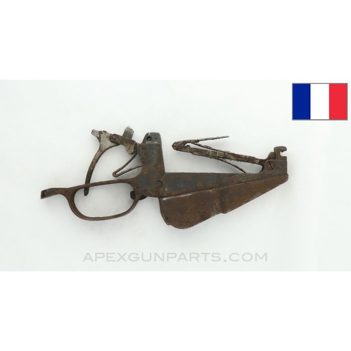 French Berthier Trigger Guard Assembly, 5rd, w/ Magazine Cover, No Trap Door, *Good*