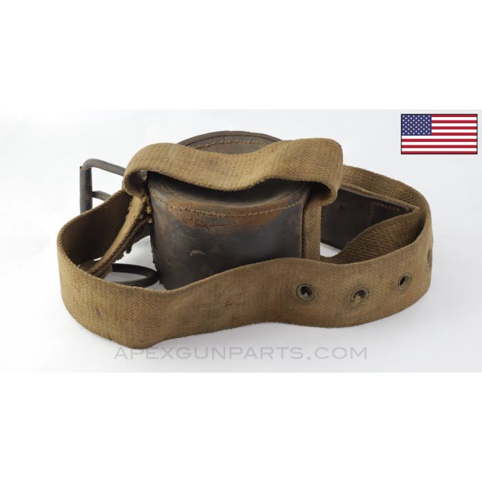 M2 60mm Mortar Muzzle Cap, Leather / Canvas *Good*