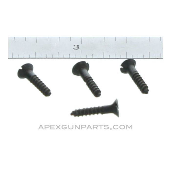 Mosin Nagant Sling Swivel Escutcheon Screws, Set of 4, *Very Good* 