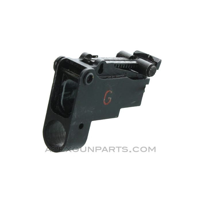 Romanian AK-47 Rear Sight Block Assembly, "G" Marked, *Very Good*
