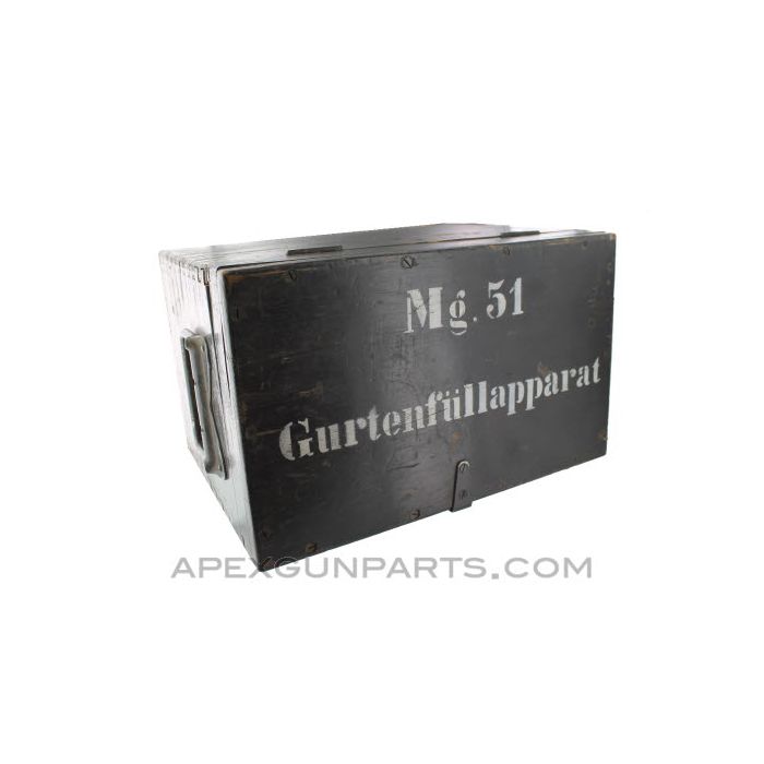 Swiss MG-51 Belt Loading Machine with Wood Case, *Very Good* 