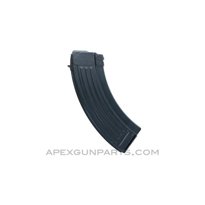 Zastava AK-47 Magazine, 30rd, Blued Steel w/ Bolt Hold Open, 7.62X39 *NEW*