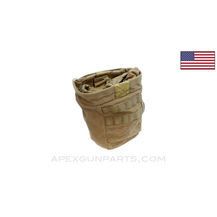 USMC Ammo Dump Pouch, Coyote Brown, Molle, *Very Good*