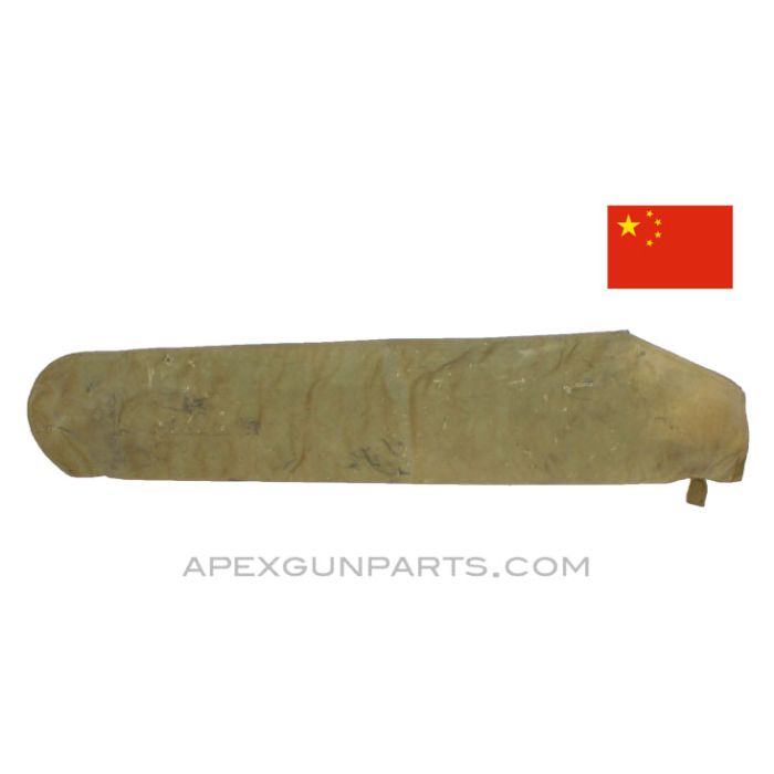 Chinese Rifle Cover, 32", OD Green Canvas, *Good*
