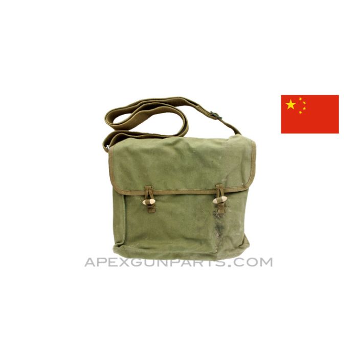 Chinese Type 56 (SKS) Accessory Pouch, OD Green Canvas, *Very Good*