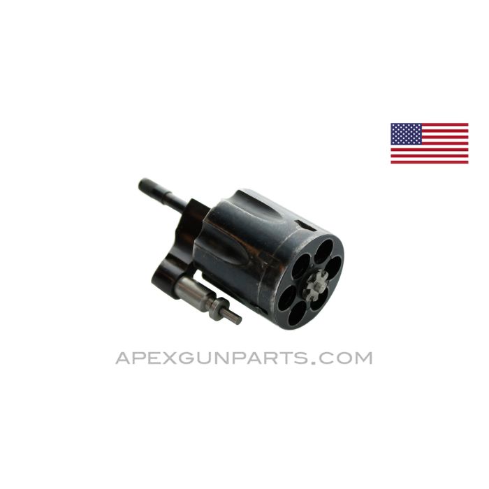 Ruger Police Service Six Cylinder Assembly, .38, Blued Steel, *Good*