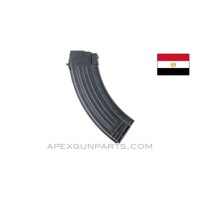 Egyptian AK-47 Magazine, 30rd, Steel, 7.62x39, Black *Very Good* 