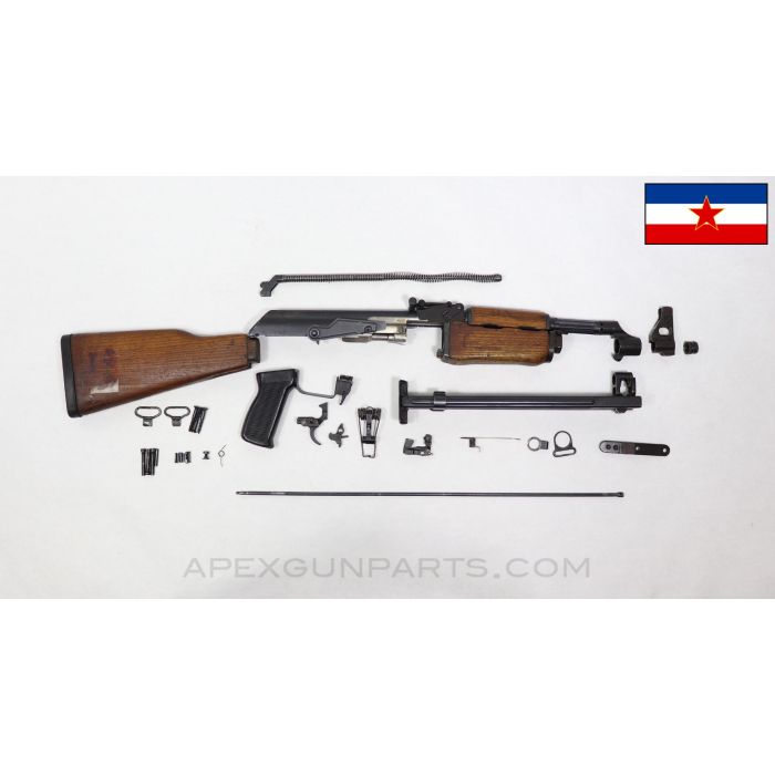 Yugoslavian M72 / M64 (RPK) Part Set, Milled, Matching, 7.62x39 *Very Good*