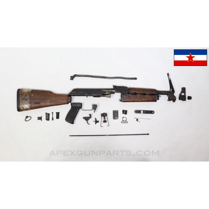 Yugoslavian M64 Fixed Stock Parts Kit, Matching, 7.62x39 *Good* 