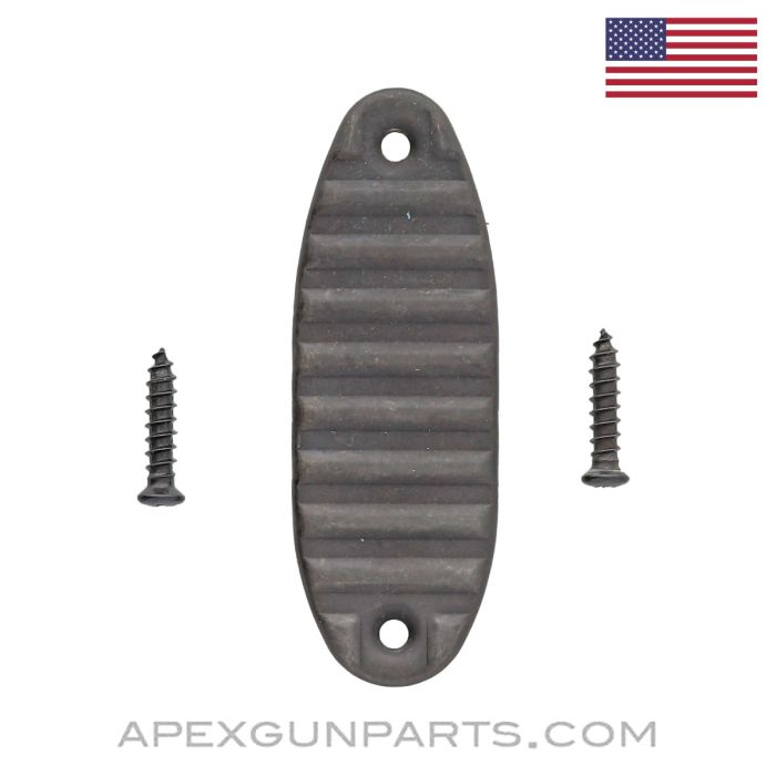 AK Solid Buttplate with Screws, US Made *NOS*