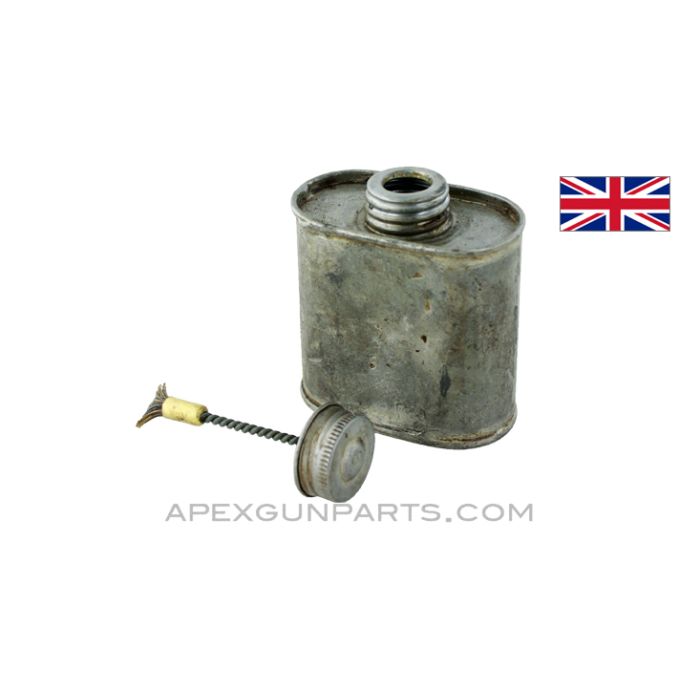 Small Arms Oil Bottle, WW2, Tin *Good* 