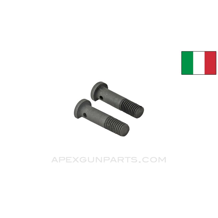 Breda M37 Machine Gun Tripod Front Leg Adjustment Studs, Set Of 2 *Good*