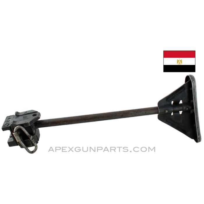 Egyptian AKM Crutch Side Folding Stock, Stripped *Good*