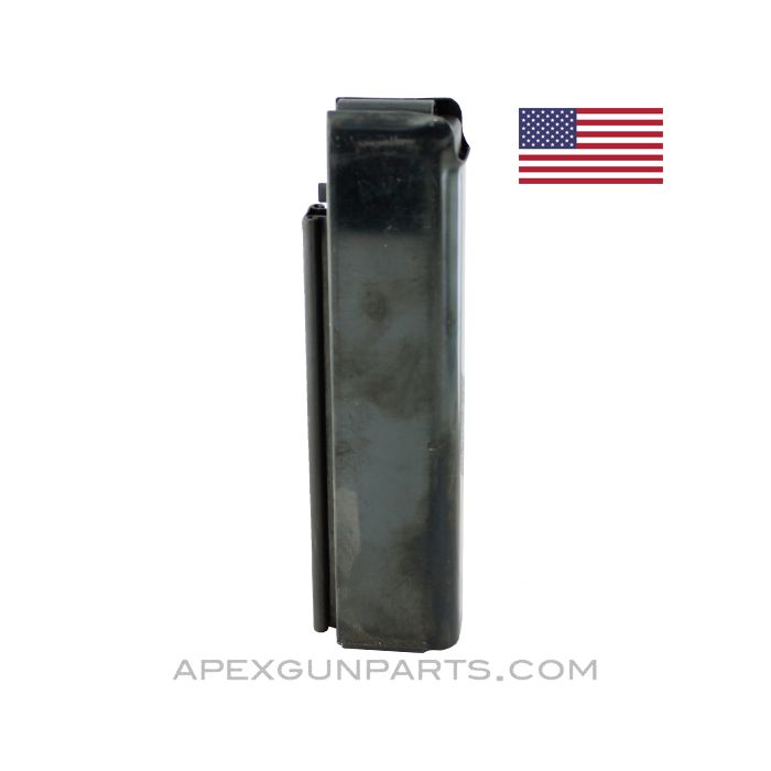 Thompson SMG Magazine, 20rd, .45 ACP, Blued, Auto Ordnance REVERSE Stamping, WWII *Excellent* 