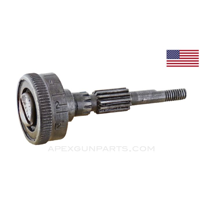 M1 Garand Rear Sight Elevation Pinion Assembly, T105 *Good*