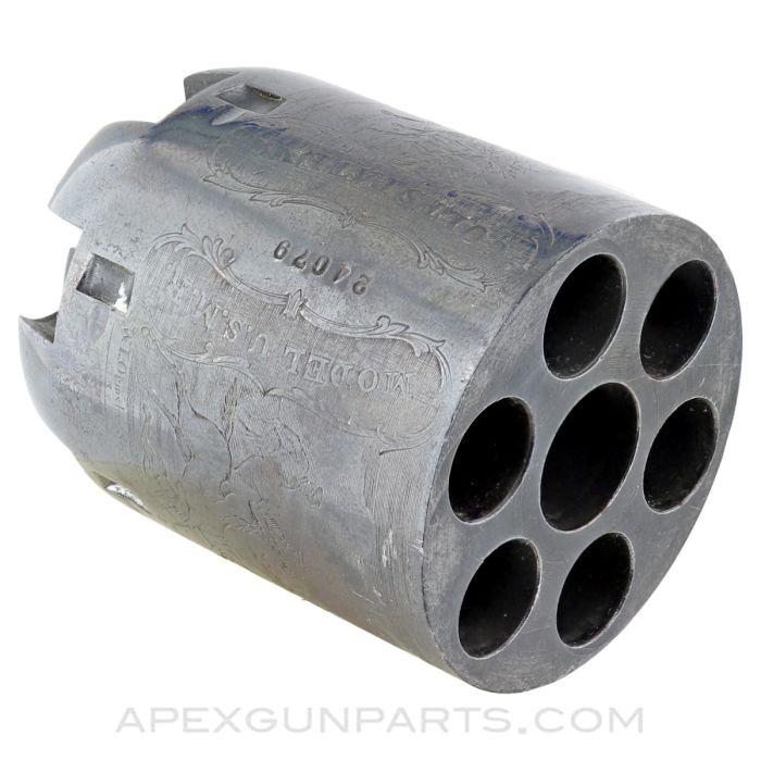 Colt Dragoon Revolver Cylinder, Black Powder .44 Ball, "USMR", *Good*