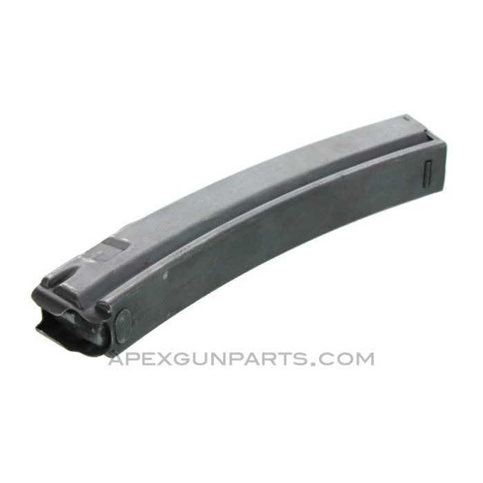 H&K MP5 Magazine, 30rd, Steel, 9mm, *Good* 
