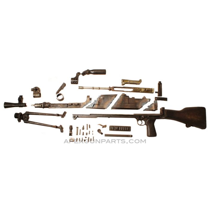 BREN MK3 Parts Kit w/ Cut Receiver Pieces, .303 British, *Good* 