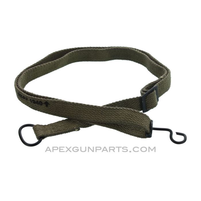 STEN Mk 2, Mk 3, Mk 5 Canvas Sling, Green, *NEW*