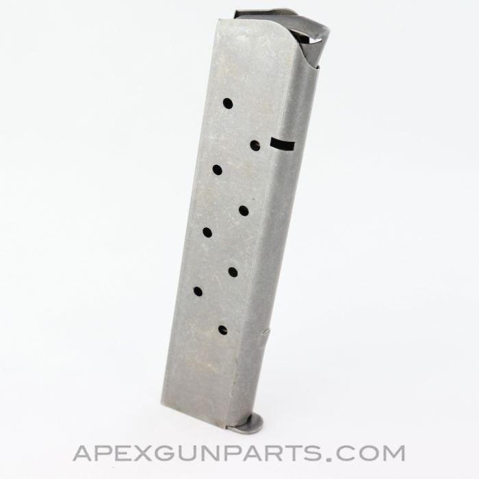 Kimber 1911 Magazine, 10rd, Stainless, .45 Auto *Very Good*