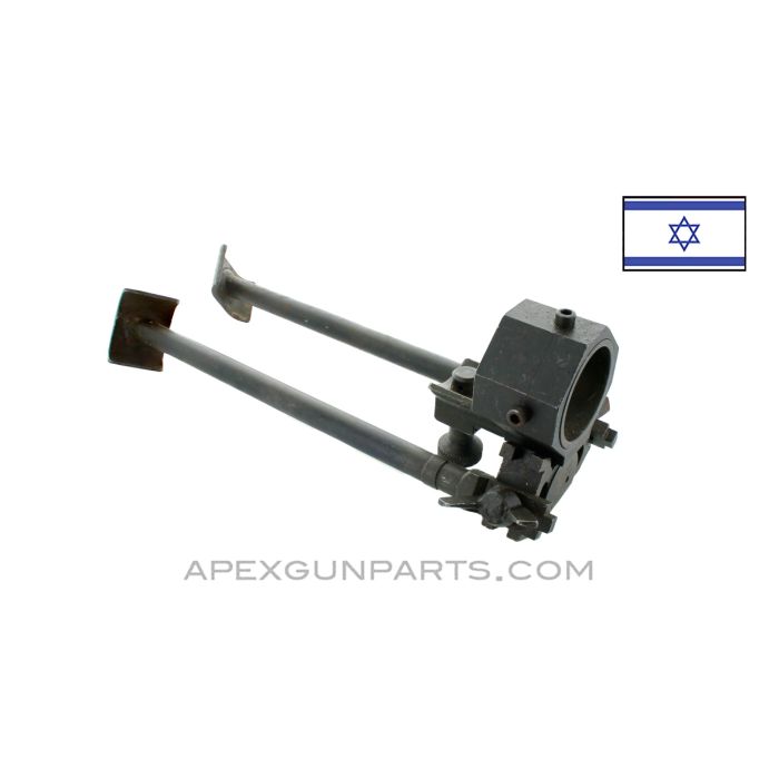 Browning 1919A4 Bipod Assembly, Parkerized Steel w/Light Rust, Israeli *Good* 