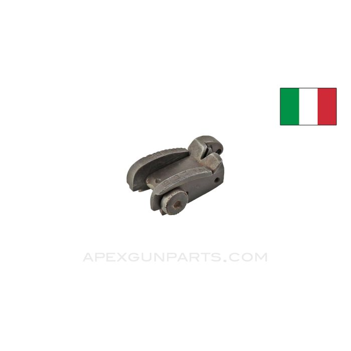 Carcano M91 Carbine Rear Sight, No Elevation Lock Bar *Good*