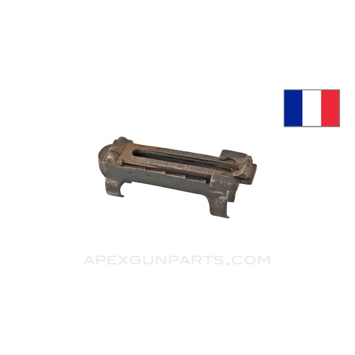 French Berthier Rifle Rear Sight Assembly *Good*