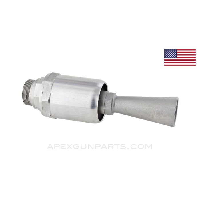 MG-08 / 15 Maxim Booster Assembly, w/ Flash Cone and Hider, In The White, Prepped for Finishing *NEW* US Made