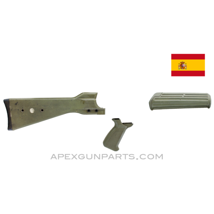 CETME Model L Stock Set, Original Green, from MarColMar *Good* 