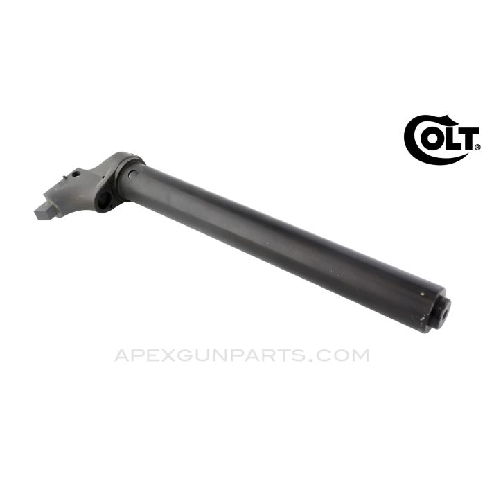 Colt M16 Early Receiver Extension / Buffer Tube, No Wrench Flats, w/ Hole & Rear Lower Receiver Stub Assembly *Good*