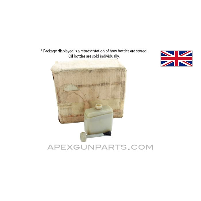 BREN Oil Bottle, Plastic, British *NOS*