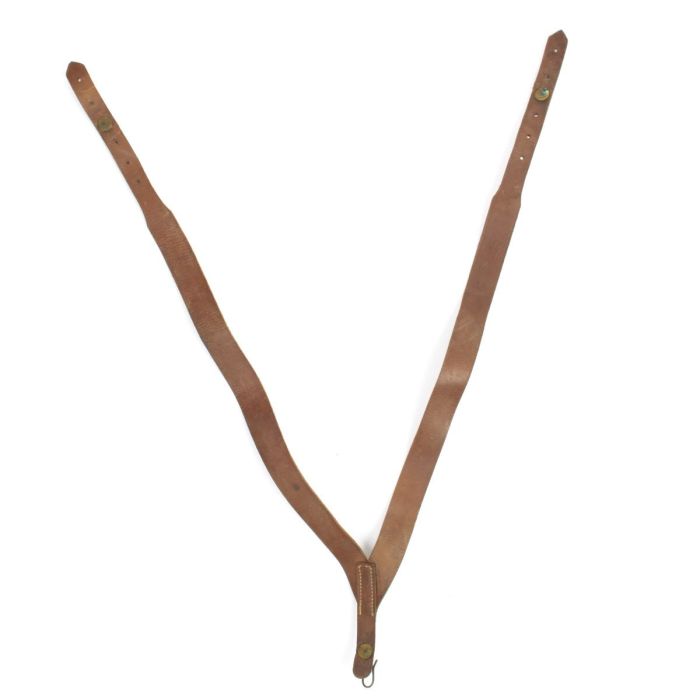 WWII Czech ZB LMG Leather Y Straps *Good*