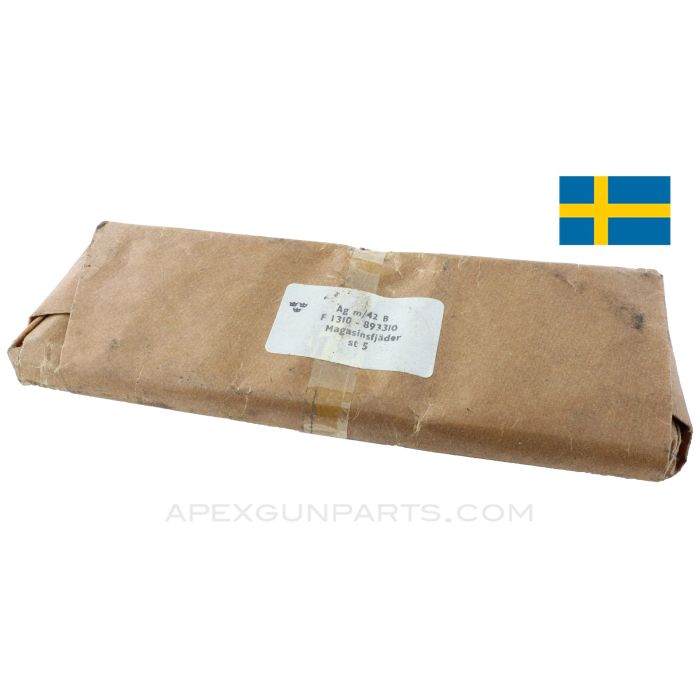 Swedish Ljungman AG-42B Magazine Spring, Pack of 5 *NOS*