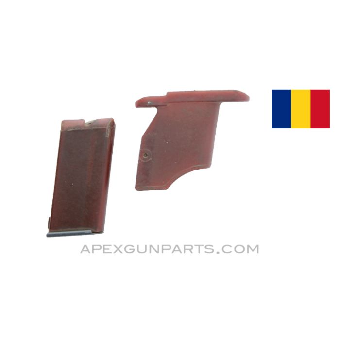 Romanian M1968 .22 Magazine, 5rd, With Magwell, Polymer, *Good*