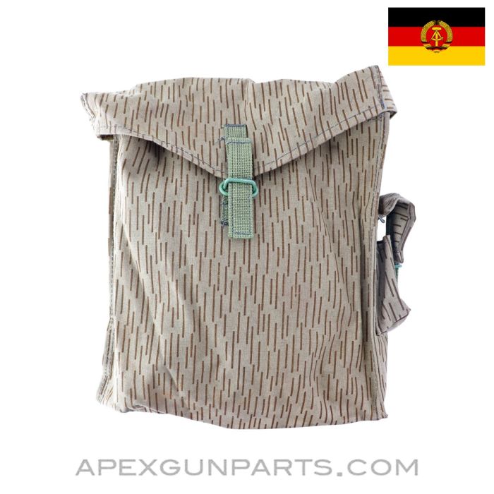 East German Gas Mask Bag, Rain Drop Pattern, *Good*