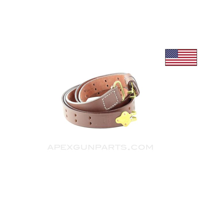 1907 Leather Sling w/Brass Hardware, *NEW*