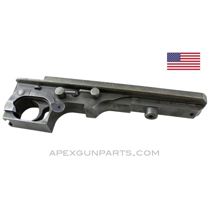 Thompson M1A1 Lower Receiver Assembly, Full-Auto, No Wood, Savage, Parkerized, .45 ACP *Good* 