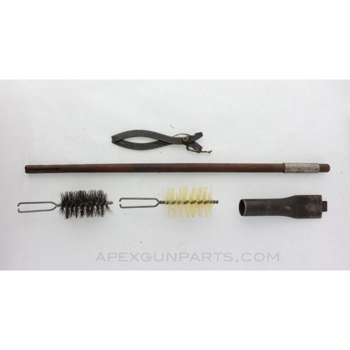LEWIS Gun and BREN Gun Cleaning Kit with Rod *Good* 