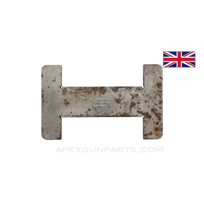 British Inspector's Plate, 4.445in and 4.438in, Mk1, SM180 *Good* 