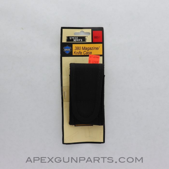 Uncle Mike's .380 Magazine Or Knife Pouch *NEW*