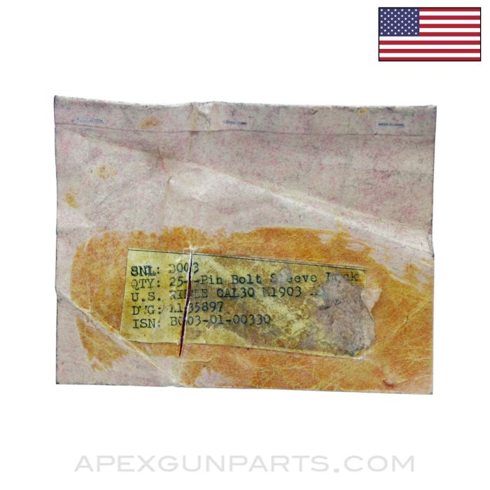 Springfield 1903A1 Bolt Sleeve Lock Pin, Pack Of 25 *NOS*