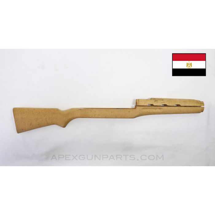 Egyptian Rashid Carbine Stock, Cracks in Handguard & Stock, Unfinished *NOS* Sold *As Is*