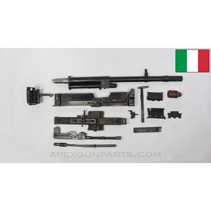 Breda M37 LMG Parts Kit, w/ Intact Barrel and Cut Receiver Pieces, 8X57mm *Fair*