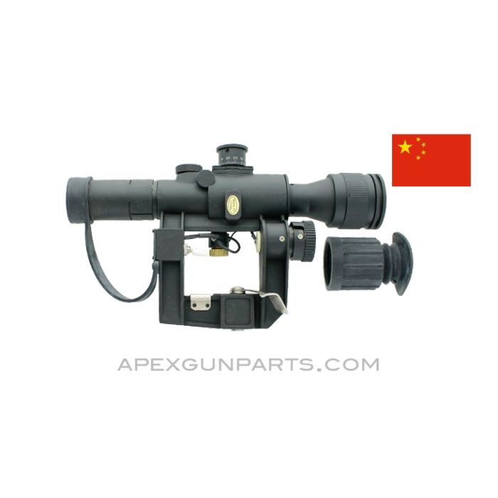 POSP 4x24 Rifle Scope, 400m Rangefinder, SVD, Chinese, *Very Good* 