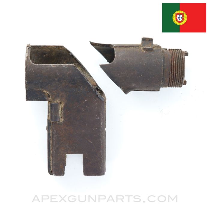 FBP M/948 Trunnion & Magazine Well, Two Piece Section *Fair*