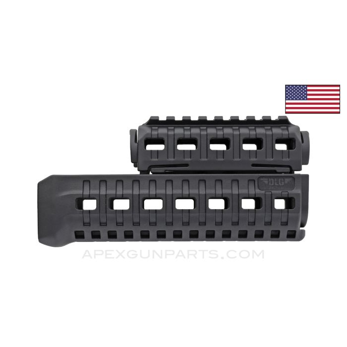 AK-47 / AK-74 M-LOK Handguard, Black Polymer, US Made by DLG Tactical, 922(r) *NEW* 