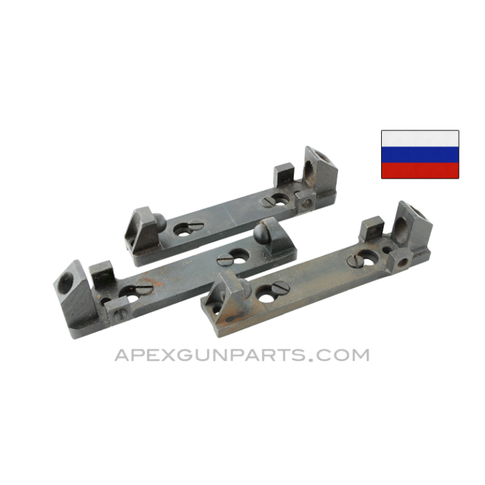 PU Scope Base, NO Screws, Russian M91/30, Blued Steel, *Good*